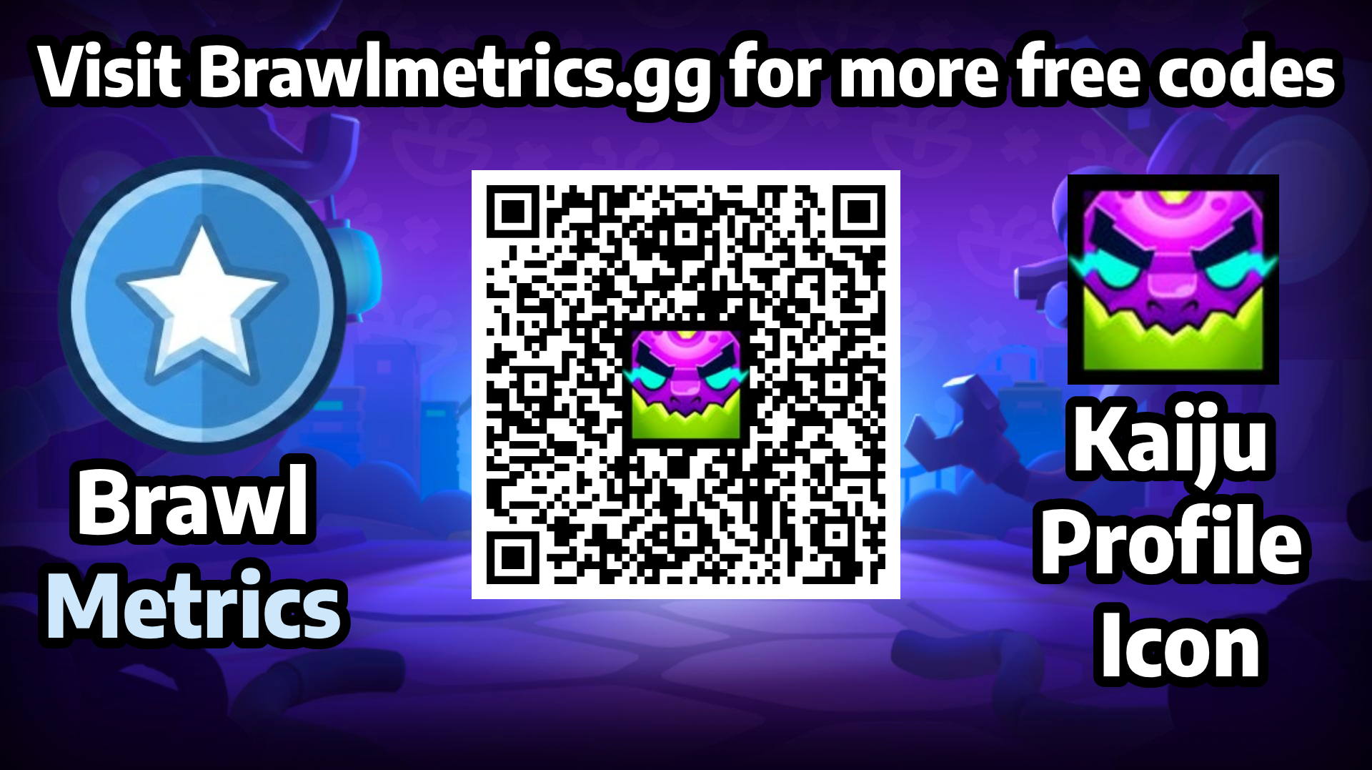 Kaiju Profile Icon free reward QR code
